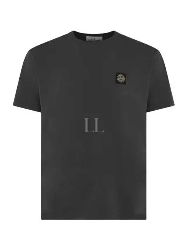 Stone Island Short Sleeve T Shirt 811524113 V0062 LEAD GRAY - STONE ISLAND - BALAAN 2