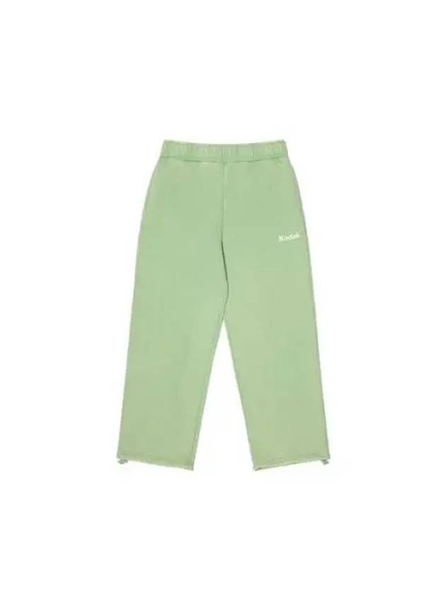 KODAK Apparel Rainbow Semi overfit Snow Washing Brushed String Jogger Pants GREEN - KODO - BALAAN 1