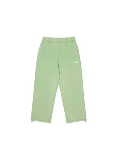 KODAK Apparel Rainbow Semi overfit Snow Washing Brushed String Jogger Pants GREEN - KODO - BALAAN 1