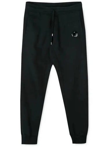 Fleece Lens Track Pants Black - CP COMPANY - BALAAN 1