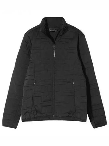 Marble Quilted Zip-Up Jacket Black - J.LINDEBERG - BALAAN 1