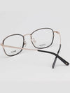 Titanium glasses frame BY5068H 005 square metal frame ultra light - BALLY - BALAAN 4