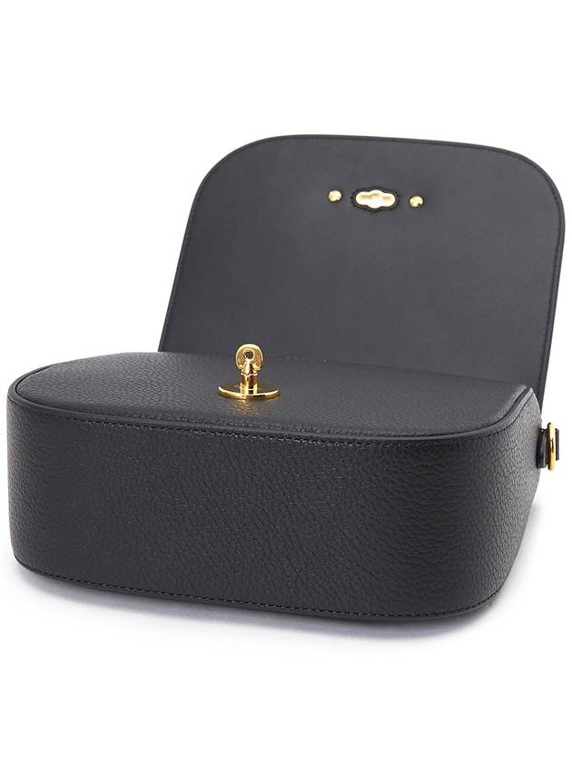 Darley Satchel Classic Grain Small Cross Bag Black - MULBERRY - BALAAN 7