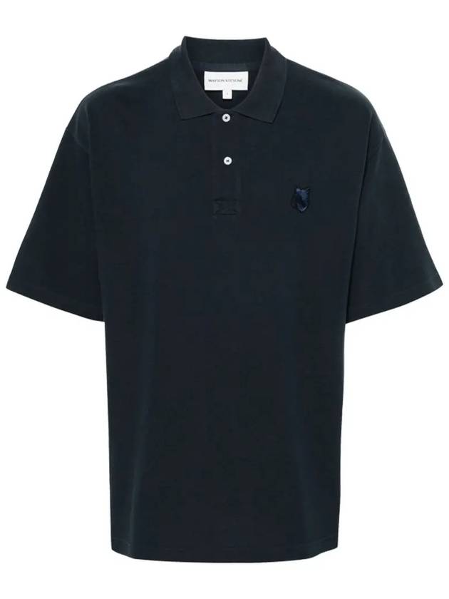 Maison Kitsune Bold Foxhead Oversized Polo Short Sleeve T Shirt MM00202 - POLO RALPH LAUREN - BALAAN 2