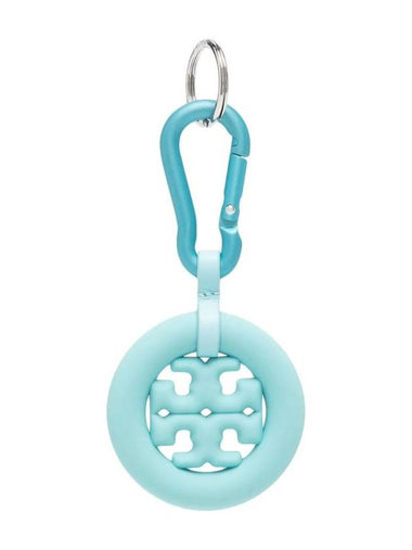 Puffed Up Logo Key Holder Blue - TORY BURCH - BALAAN 1