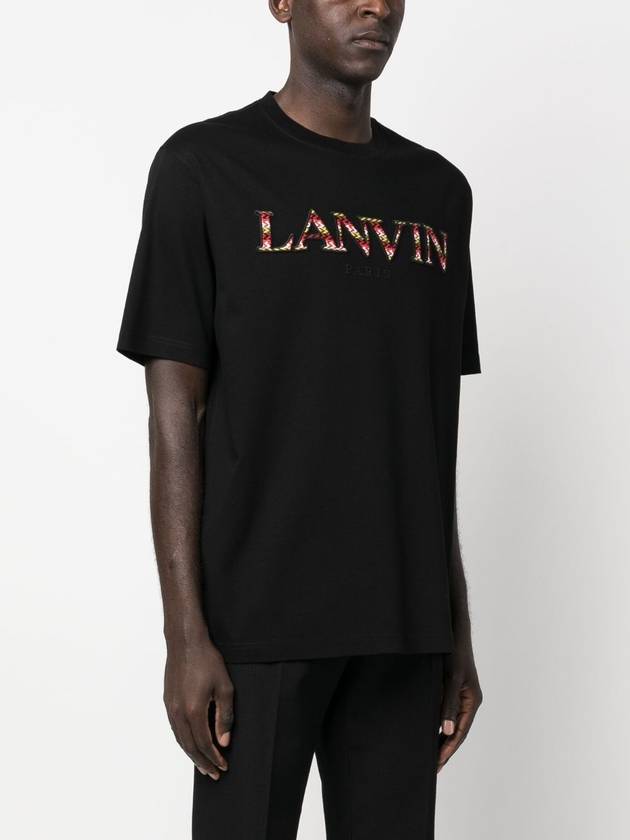 24FW T-Shirt RMTS0010J207A2310 Black - LANVIN - BALAAN 4