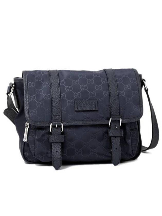 GG Microsima Nylon Messenger Bag Black - GUCCI - BALAAN 2