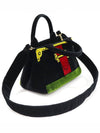 1BA038 Black Velvet Canapa Logo 2WAY - PRADA - BALAAN 3