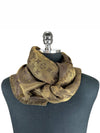 Monogram Shine Silk Gold Brown Muffler Shawl M75122 - LOUIS VUITTON - BALAAN 6