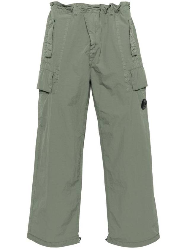 Flatt Nylon Oversized Cargo Straight Pants Green - CP COMPANY - BALAAN 1