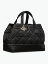 Toujours Macrocannage Calfskin Medium Tote Bag Black - DIOR - BALAAN 4