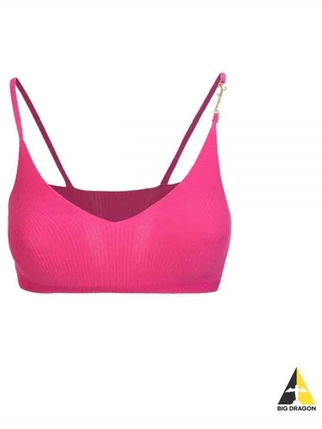 Women's Le Bandeau Pralou Knit Bra Pink - JACQUEMUS - BALAAN 2