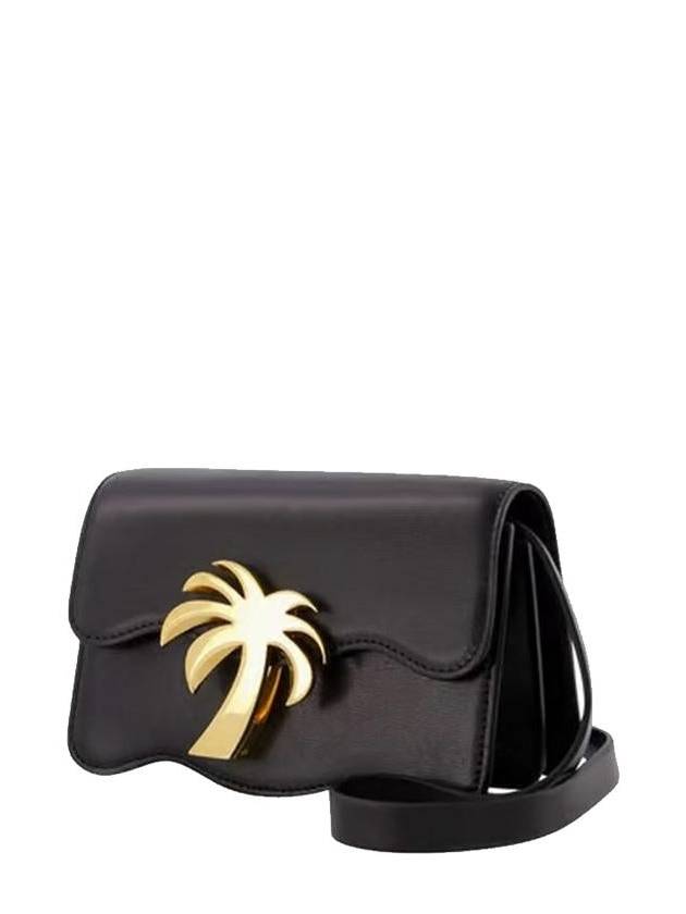 palm tree motif leather shoulder bag PWNQ008F22LEA0011076 - PALM ANGELS - BALAAN 4