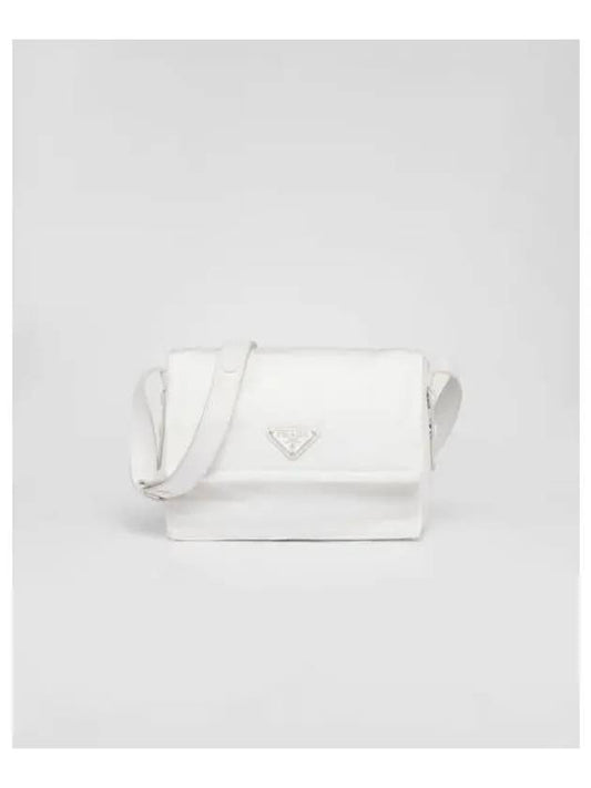 Small Padded Re-Nylon Shoulder Bag White - PRADA - BALAAN 2