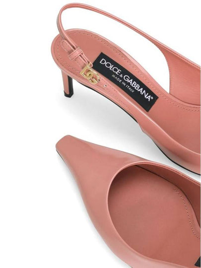 Dolce & Gabbana Salmon Pink Buckle-Fastening Slingback - DOLCE&GABBANA - BALAAN 2