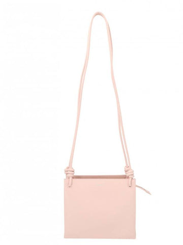 Logo Twist Square Shoulder Bag Pink - JIL SANDER - BALAAN.