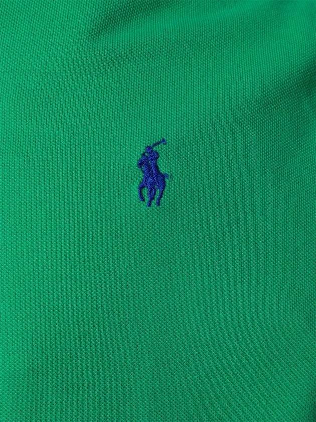 Men's Pony Slim Fit Short Sleeve Polo Shirt Green - POLO RALPH LAUREN - BALAAN 3