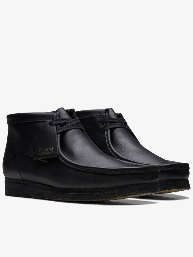 Wallabee Leather Ankle Boots Black - CLARKS - BALAAN 5