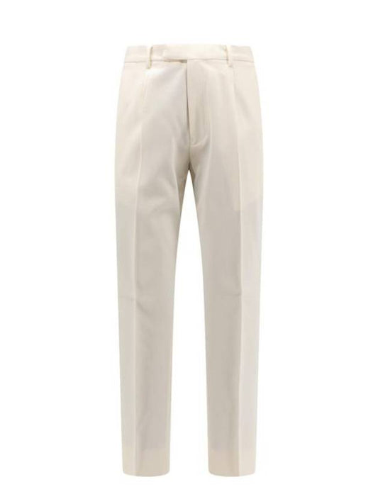 Men s Tapered Leg Tailored Pants UDI04A7TP45 N01R White BPG - ERMENEGILDO ZEGNA - BALAAN 1