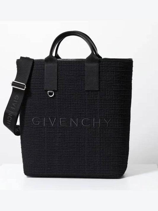 G Essentials Embroidery Logo Tote Bag Black - GIVENCHY - BALAAN 2