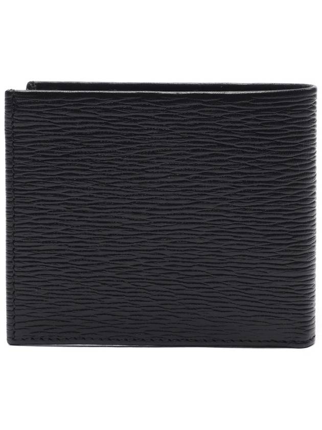 Gancini Half Wallet Black - SALVATORE FERRAGAMO - BALAAN 5