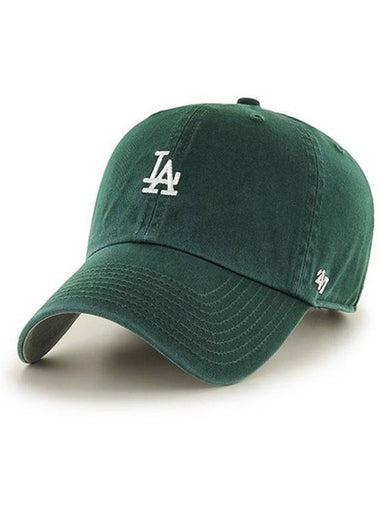 MLB hat small logo LA Dodgers ball cap baseball dark green - 47BRAND - BALAAN 1