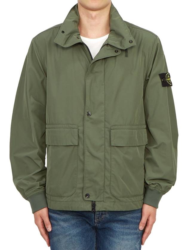 Compass Badge Jacket Dark Green - STONE ISLAND - BALAAN 3