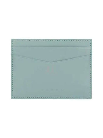 Flat Leather Card Wallet Mint - MARNI - BALAAN 2