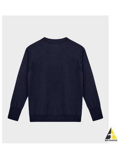 ANDERSEN Marine Crew Neck Navy Blue - ANDERSEN-ANDERSEN - BALAAN 1