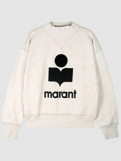 Moby Logo Print Sweatshirt Ecru - ISABEL MARANT - BALAAN 2