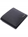 Saffiano Leather Half Wallet Nero - PRADA - BALAAN 6