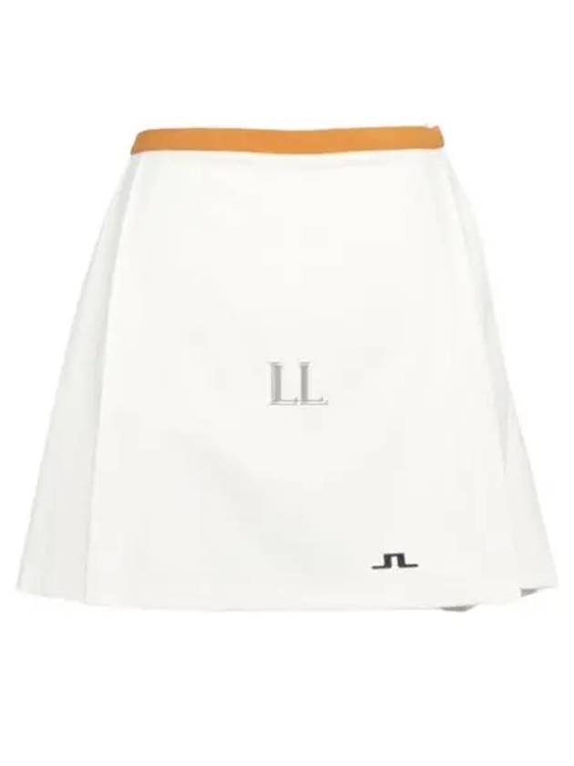 Women's Sierra Pleated Skirt White - J.LINDEBERG - BALAAN 2