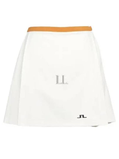 Women's Sierra Pleated Skirt White - J.LINDEBERG - BALAAN 2