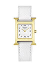 Women's Heure H Watch Gold White - HERMES - BALAAN 2