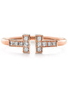 Tiffany T Diamond Wiring Rose Gold 33282559 - TIFFANY & CO. - BALAAN 2