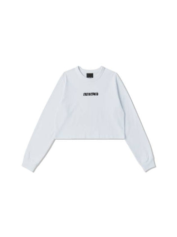 CROP LONGSLEEVE T SHIRTWHITE - VAEKCIE - BALAAN 1