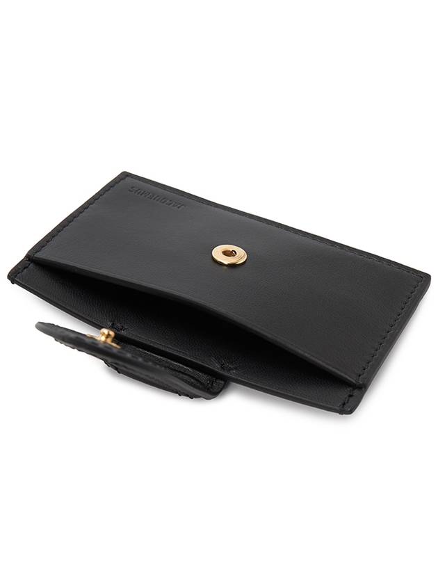 Le Porte Carte Bambino Flap Card Wallet  Black - JACQUEMUS - BALAAN 5