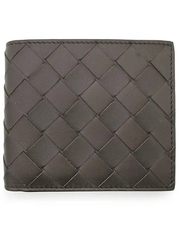 Intrecciato Leather Half Wallet Brown - BOTTEGA VENETA - BALAAN 3