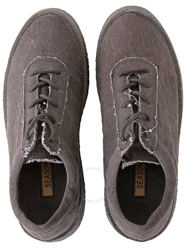 Yeezy Ladies Graphite Crepe Sneaker Washed canvas, Brand Size 35 ( US Size  4.5 ) - YEEZY - BALAAN 3