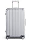 Aviation aluminum full metal travel carrier silver 24 inches - KLEPTON - BALAAN 1