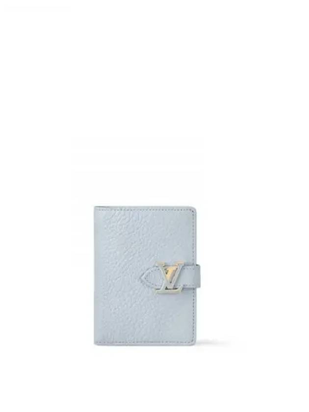 Wallet LV Vertical Compact Blue Olympe M83572 - LOUIS VUITTON - BALAAN 1