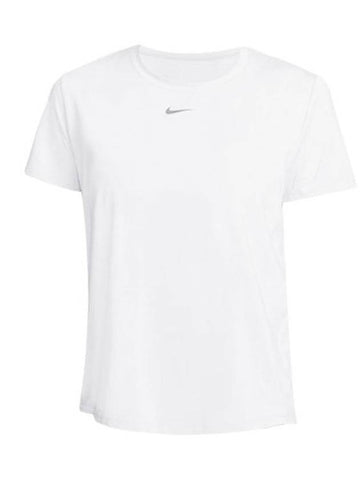 Women's One Classic Dri Fit Short Sleeve T-Shirt White - NIKE - BALAAN 1