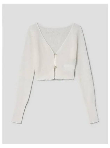 Jacquemus Women s Le Spring Fall Cardigan Alju White Domestic Product GM0023013102901 - JACQUEMUS - BALAAN 1