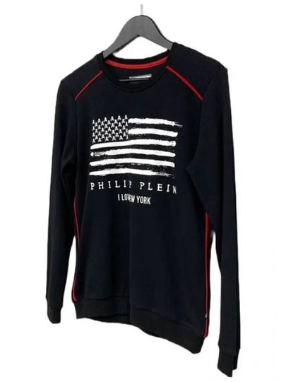 BJO0017 PJO002N 02 Stars and Stripes Kids T Shirt Black Philipp Plein - PHILIPP PLEIN - BALAAN 2