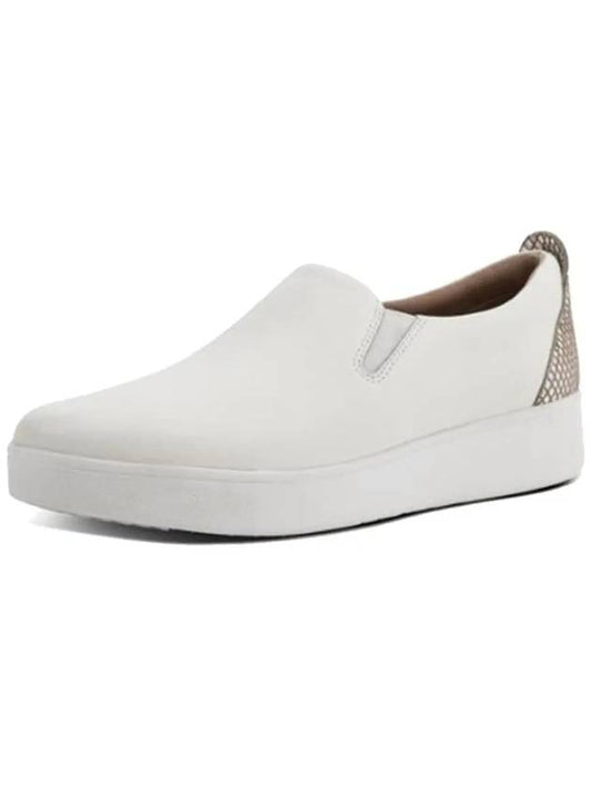 Sania Exotic SlipOn White Mix Leather Women - FITFLOP - BALAAN 1