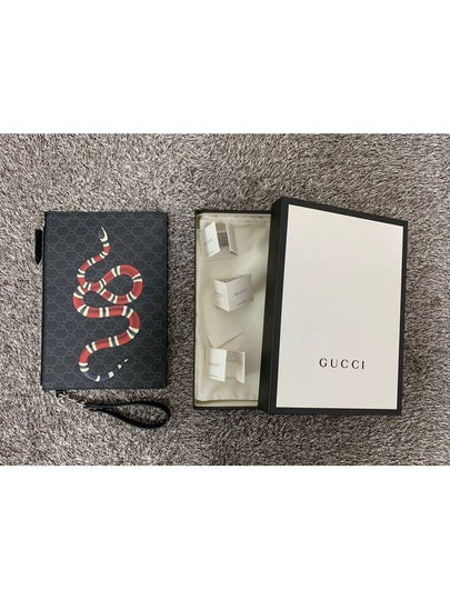 Kingsnake Clutch Black - GUCCI - BALAAN 2