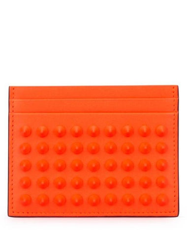 Kios Card Wallet Orange - CHRISTIAN LOUBOUTIN - BALAAN 1