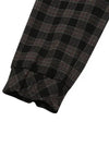 Women’s Check Semi-Jogger Pants 5082LBWPBLACK - BLACK&WHITE - BALAAN 4