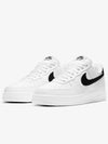 Men's Air Force 1 07 Low Top Sneakers White Black - NIKE - BALAAN 6