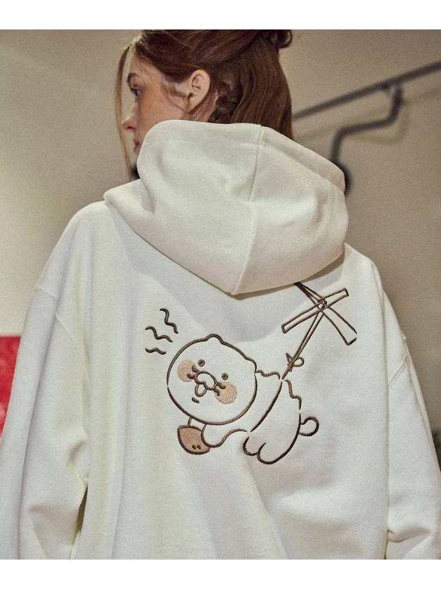 CPGN Kakao Friends Fly Chunsik Hoodie Cream - CPGN STUDIO - BALAAN 3